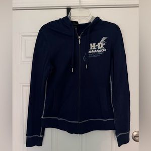 Official Harley Davidson zip front hoodie, only worn once